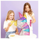 Connetix Connetix Tiles - Magnetická Stavebnica trblietavý jednorožec 56 ks