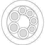 LAPP 7038880 senzorový kábel UNITRONIC® SENSOR 3 x 0.75 mm² + 4 x 0.34 mm² čierna 100 m; 7038880