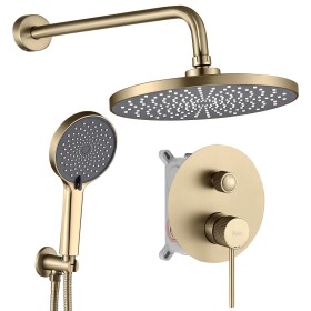 REA - Podomietková sprchová sada Lungo Stripe Gold Brush + BOX REA-P9492
