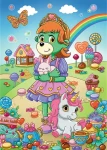 Trefl - Puzzle - Trblietavé puzzle Treflíci: Trblietavá Treflinka