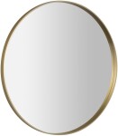 SAPHO - NOTION guľaté zrkadlo v ráme, ø 80cm, zlatá mat NT800G