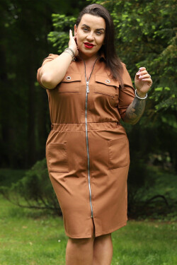 šaty plus size model 176828 Karko