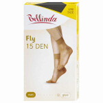 Dámské model 15435409 ponožky FLY SOCKS 15 DEN - BELLINDA - černá UNI