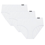 Dámske 3 balenia nohavičiek 579 white - Atlantic Bílá XL