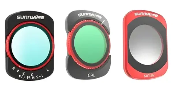 Sunnylife Sada filtrov pre OSMO Pocket 4 a Pocket 3 / Sada filtrov / VND2-32, CPL, MCUV, Black Mist 1/4 (OP4-FI222)