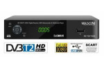 Mascom MC720T2 / DVB-T2 prijímač / HD DVB-T2 / H.265 / HEVC (8594016909645)