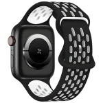 Beline New Sport Silicone čierno-biela / Športový pásik pre Apple Watch / 38/40/41 mm / Silikónový