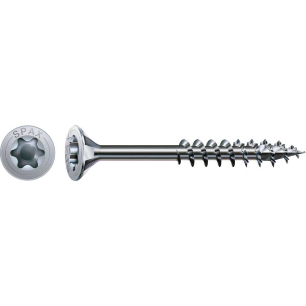 SPAX SPAX Seko-T-Tg 191010600605 skrutka do dreva 6 mm 60 mm Torx, vnútorná korunka šesťhranná ocel glavanizované zinkom 200 ks; 0191010600605