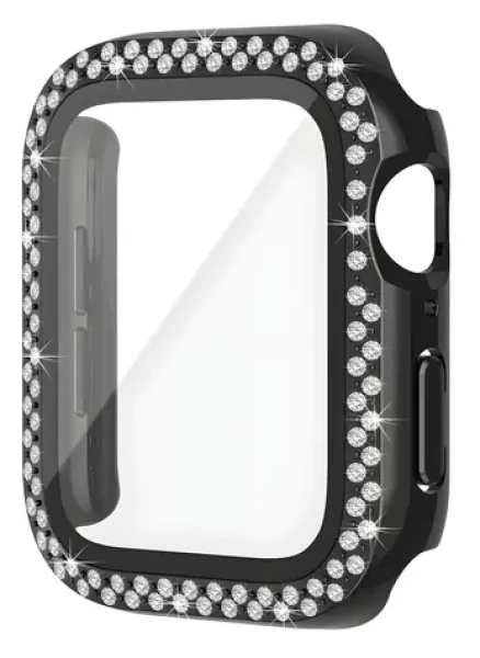 Worryfree Bling Bumper čierna / Puzdro pre Apple Watch / 41 mm (SD18CV-BLK-41)
