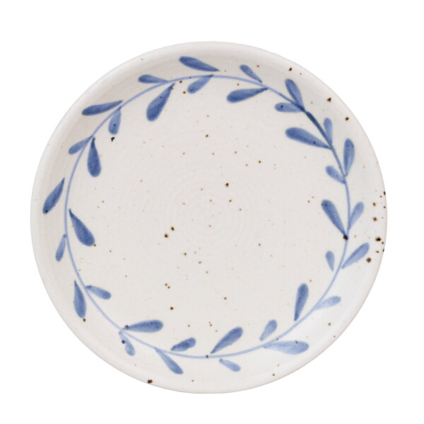 Strömshaga Kameninový tanier Viola Leaf Blue 18 cm