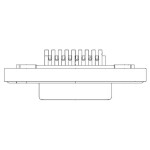 Molex 1731100100 D-SUB zásuvka 1 ks; 1731100100