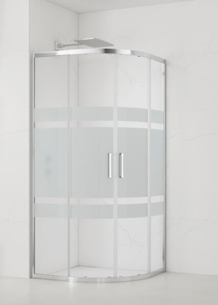 Sprchovací kút štvrťkruh 90x90 cm SAT TEX SIKOTEXS90CRS SIKOTEXS90CRS