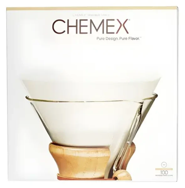 Chemex FP-1 papierové filtre na 6/8/10 šálok / Filtre na kávu / Neskladané / kruhové / 100 ks