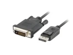 Lanberg černá / DisplayPort - DVI kabel / DP 1.2 (M) - DVI-D 24+1 (M) / 3m / Full HD 60Hz (CA-DPDV-10CU-0030-BK)