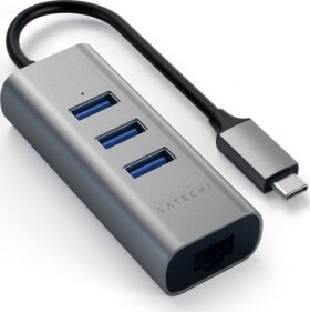 Satechi 1x RJ-45 + 3x USB-A 3.0 (ST-TC2N1USB31AM)