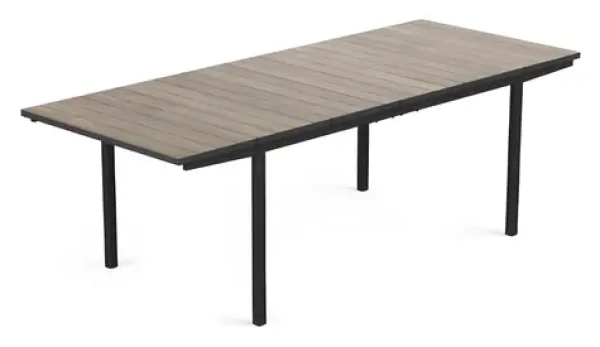 Keter Porto ashwood, grafit / Záhradný stôl / Plastový / rozkladací 160-240 cm (270946)