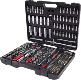KS Tools CHROMEplus Súprava nástrčných kľúčov 1/4" + 3/8" + 1/2" 125ks (918.0795)