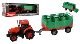 Traktor Zetor s vlekom na seno