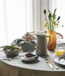 House Doctor Kameninový dezertný tanier Pleat Ø 16 cm