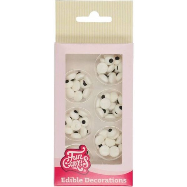 Cukrové oči na zdobenie 64 ks - FunCakes - FunCakes