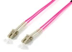 Equip fialová / Optický patch kábel / LC-LC / OM4 multimode / duplex / 20 m (255518)