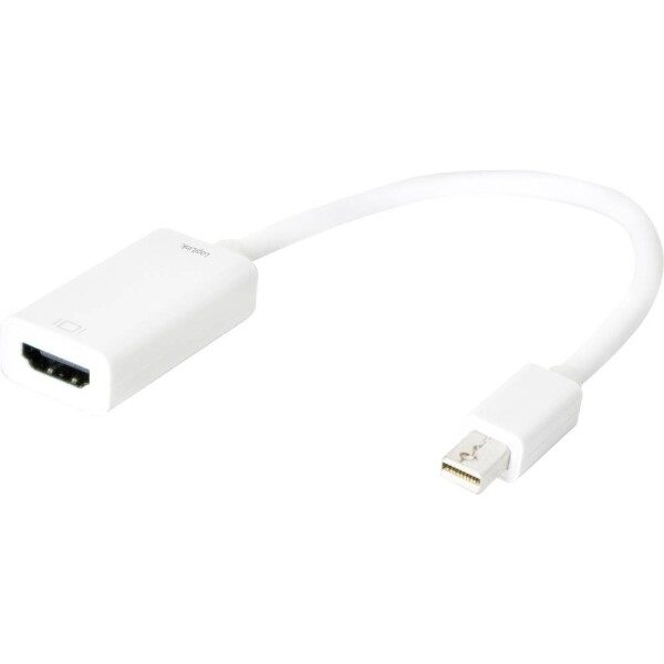 LogiLink CV0036B adaptér [1x mini DisplayPort zástrčka - 1x HDMI zásuvka] biela 15.00 cm; CV0036B