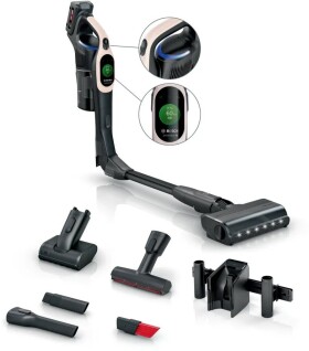 Bosch Bosch BBS1041RBA Įkraunamasis dulkių siurblys, Unlimited 10, Miltelinė rožė