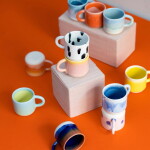 Studio Arhoj Porcelánový hrnček Tropicana 70 ml