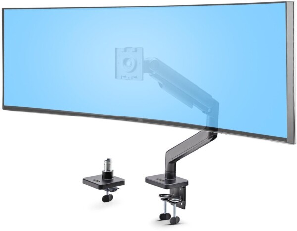 StarTech StarTech H1M1AG1-MONITOR-ARM držiak / stojak do monitorów 124,5 cm (49") Biurko Čierny
