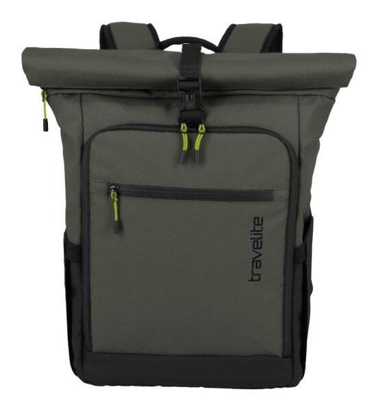 Rolovací ruksak Travelite Briize Backpack M Roll-Up Khaki