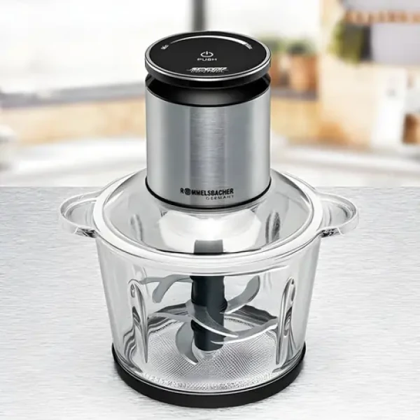 Rommelsbacher MZ 800 nerez/čierna / Sekáčik / 800 W / 2,7 l / 22 rýchlostí (MZ 800)