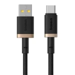 Baseus Dura (P10377802U01-02) Rýchlonabíjací kábel USB-A/USB-C 60W 2m čierno-zlatá (P10377802U01-02)