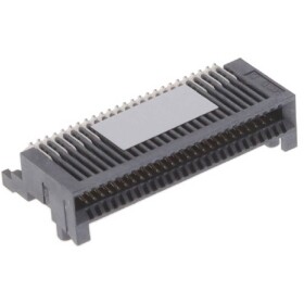 Molex vstavaná zásuvková lišta (štandardná) Počet pólov 50 Raster (rozteč): 0.80 mm 755860006 1 ks Tape on Full reel; 755860006