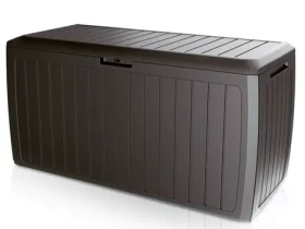 PROSPERPLAST Záhradný box BOXE BOARD hnedá / 290l / 116 x 60 x 47 cm (PMBBD290-440U)