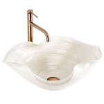 REA - Keramické umývadlo na dosku HM-02 Handmade ART REA-U6329