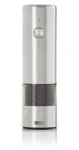 AdHoc i.Mill nerez/akryl / Mlynček na soľ a korenie / USB-C / keramický mechanizmus CeraCut® / výška 17 cm