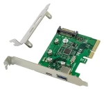 Conceptronic / PCI Express karta / 1x USB-C + 1x USB-A 3.2 Gen2 / 10 Gbps / SATA napájací konektor / hot-swap (EMRICK09G)