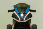Mamido Mamido Detská elektrická motorka BMW HP4 2x45W | EKO koža modrá