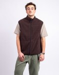 Gramicci Thermal Fleece Reversible Vest TOBACCO L