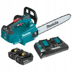 Makita DUC406PT2B / Aku reťazová píla / 2x18V / Dĺžka lišty 40 cm / Rozteč reťaze 3|8" / Šírka drážky 1.3 mm / 2x 5.0Ah (DUC406PT2B)