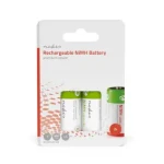 Nedis Dobíjacia Ni-MH batéria C 2 ks/ 1.2 V DC / 4000 mAh / Prednabité / HR14 (BANM40HR142B)