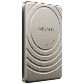 CubeNest 5000mAh Magnetic Wireless Slim PowerBank S1B3D zlatá / Magnetická bezdrôtová powerbanka / USB-C (S1B3DNT)