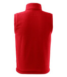 Next fleecová vesta unisex červená 07 (štítok značky) 2XL