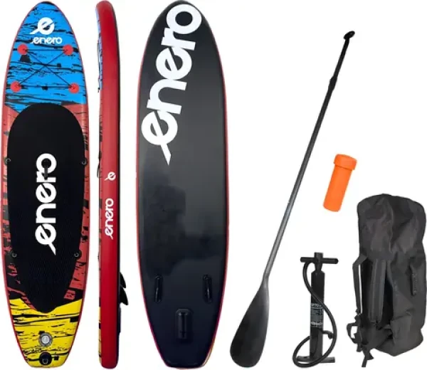 ENERO Paddleboard 300x76x15 cm / Nafukovacie / Sada s pádlom / Nosnosť 115 kg (1030760)