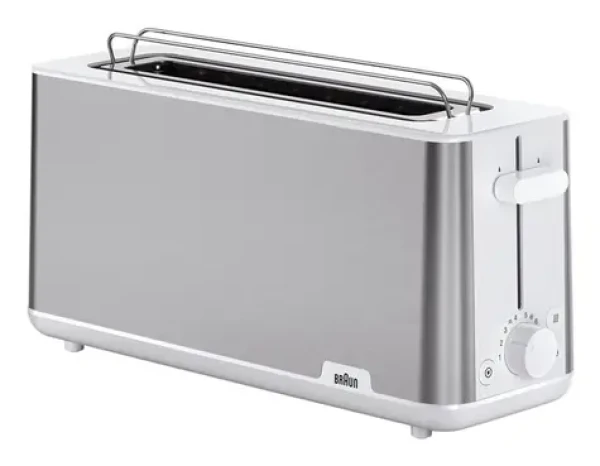 Braun PurShine HT 1610 WH biela / Hriankovač / 1030 W / 2 sloty / 8 stupňov opekania / nadstavec na pečivo / aut. vypnutie (0X23010044)