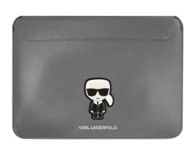 Karl Lagerfeld Saffiano Ikonik Computer Sleeve 16 strieborná (3666339040253)