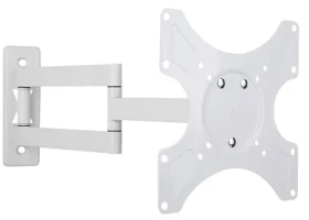 Techly Nástenný držiak pre TV LCD|LED|PDP dvojkĺbový 19-37 25 kg / VESA / biela (023820)