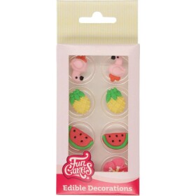 Cukrové zdobenie 8 ks Tropical - FunCakes - FunCakes