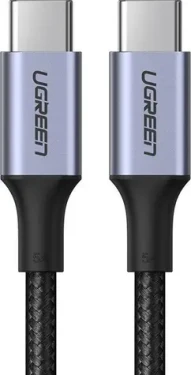 Ugreen US316 Kábel USB-C (M) - USB-C (M) 2 m čierna / 100W (70429B)