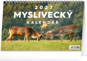NOTIQUE Poľovnícky 2027 / Stolný kalendár / 23,1 × 14,5 cm